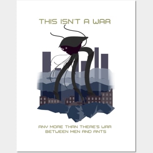 This is Not a War Alien Invasion Halloween Design Posters and Art